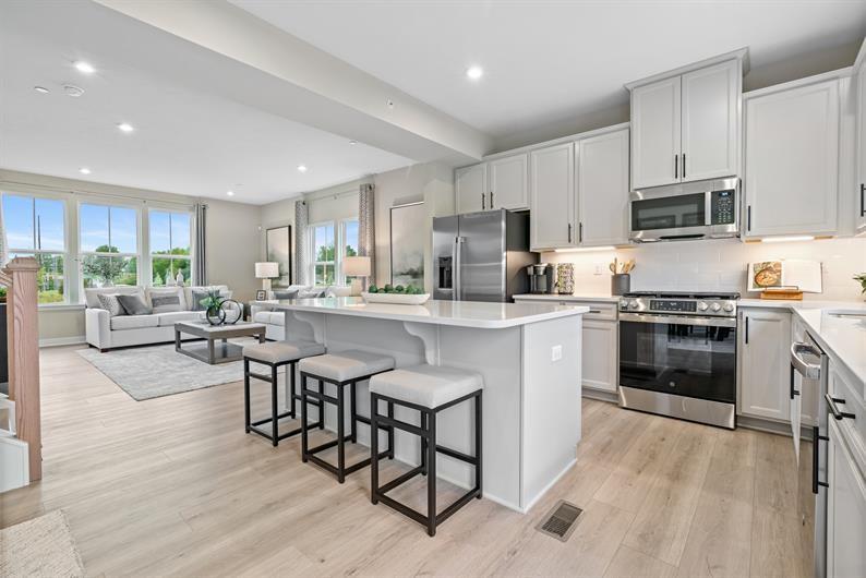 178 Elk Rdg Drive Moon Township, PA 15108 - Photo 3 of 21 a kitchen with white cabinets and appliances