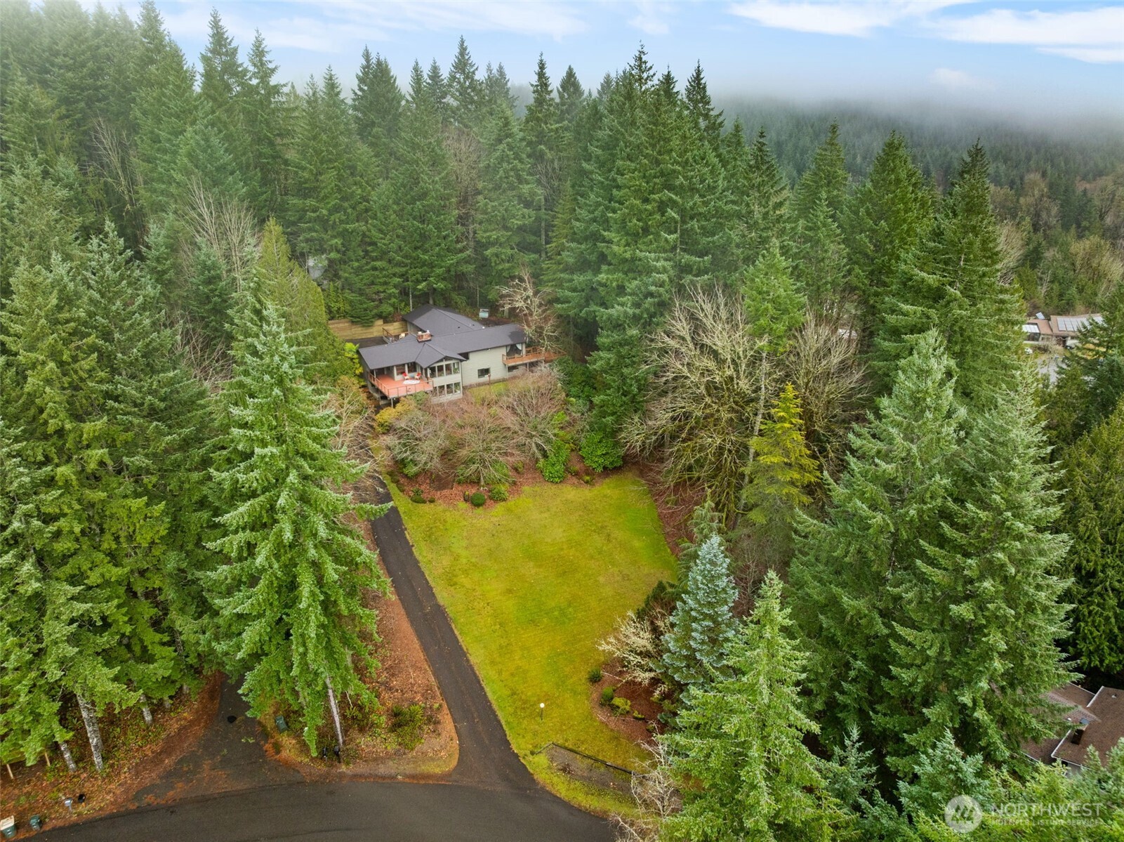 6028 Northill Loop Southwest Olympia, WA 98512 - Photo 37 of 38 an aerial view of a residential houses with yard