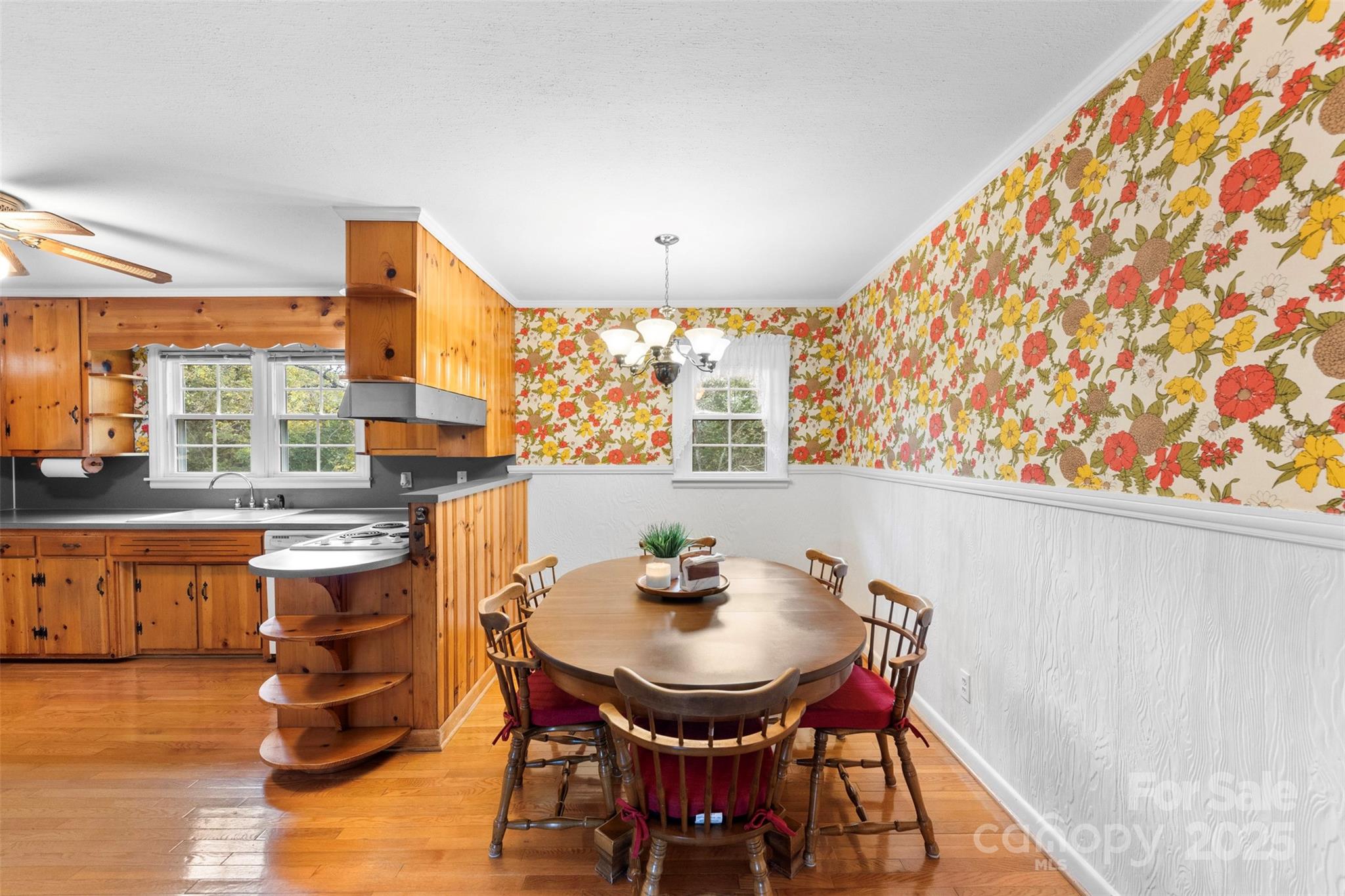 458 Roy Eaker Road Cherryville, NC 28021 - Photo 14 of 33 a view of a dining room with furniture window and wooden floor