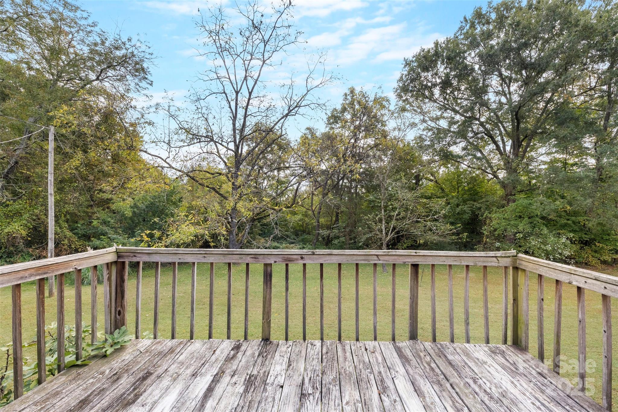 458 Roy Eaker Road Cherryville, NC 28021 - Photo 29 of 33 a view of wooden deck and a yard