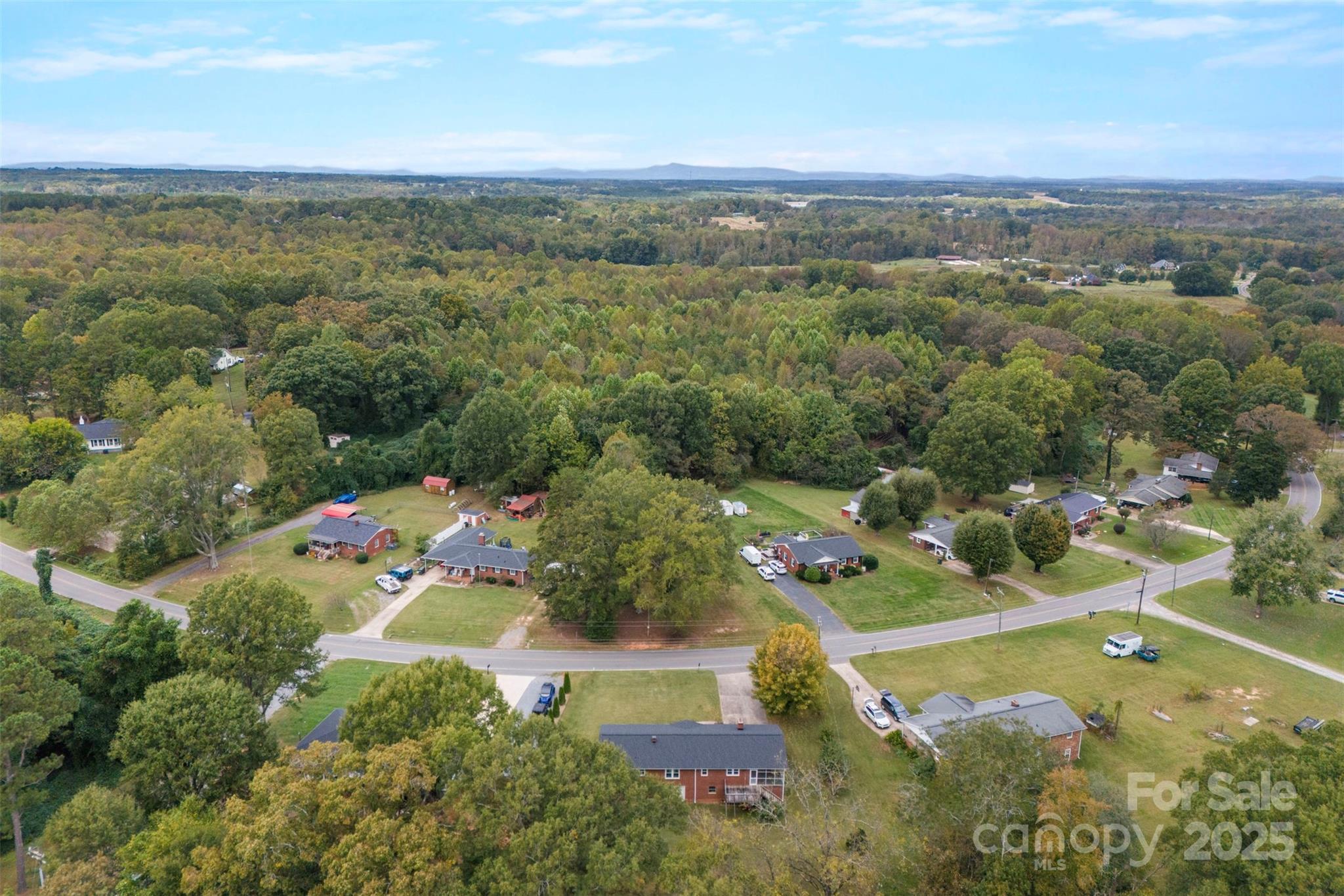 458 Roy Eaker Road Cherryville, NC 28021 - Photo 5 of 33 an aerial view of a houses with a yard