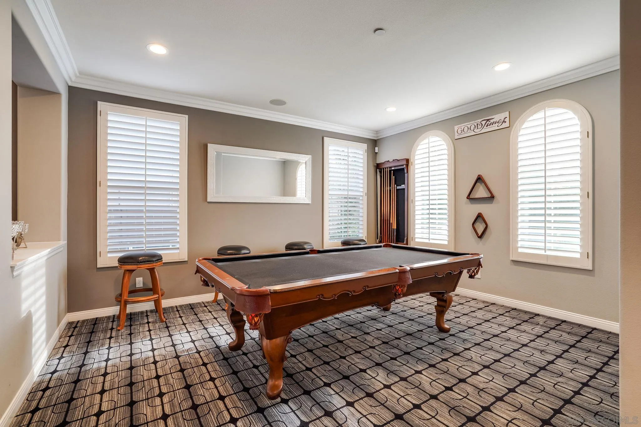 16375 Cayenne Ridge Road San Diego, CA 92127 - Photo 5 of 35 a room with pool table and windows