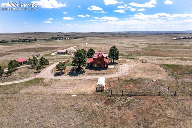 19350 Lemesany Road Calhan, CO 80808 - Photo 46 of 46 Birds eye view of property with a rural view