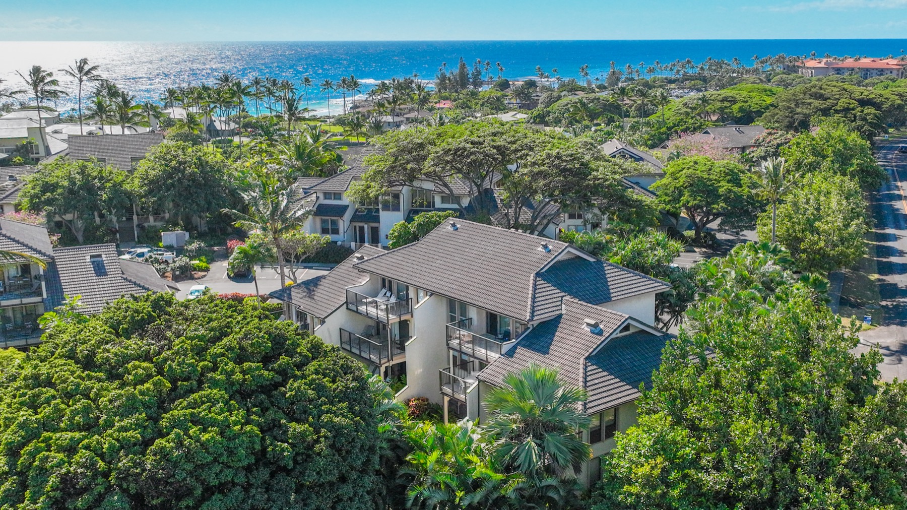 1901 Poipu Road, Unit 924 Koloa, HI 96756 - Photo 22 of 27 an aerial view of a house with a yard