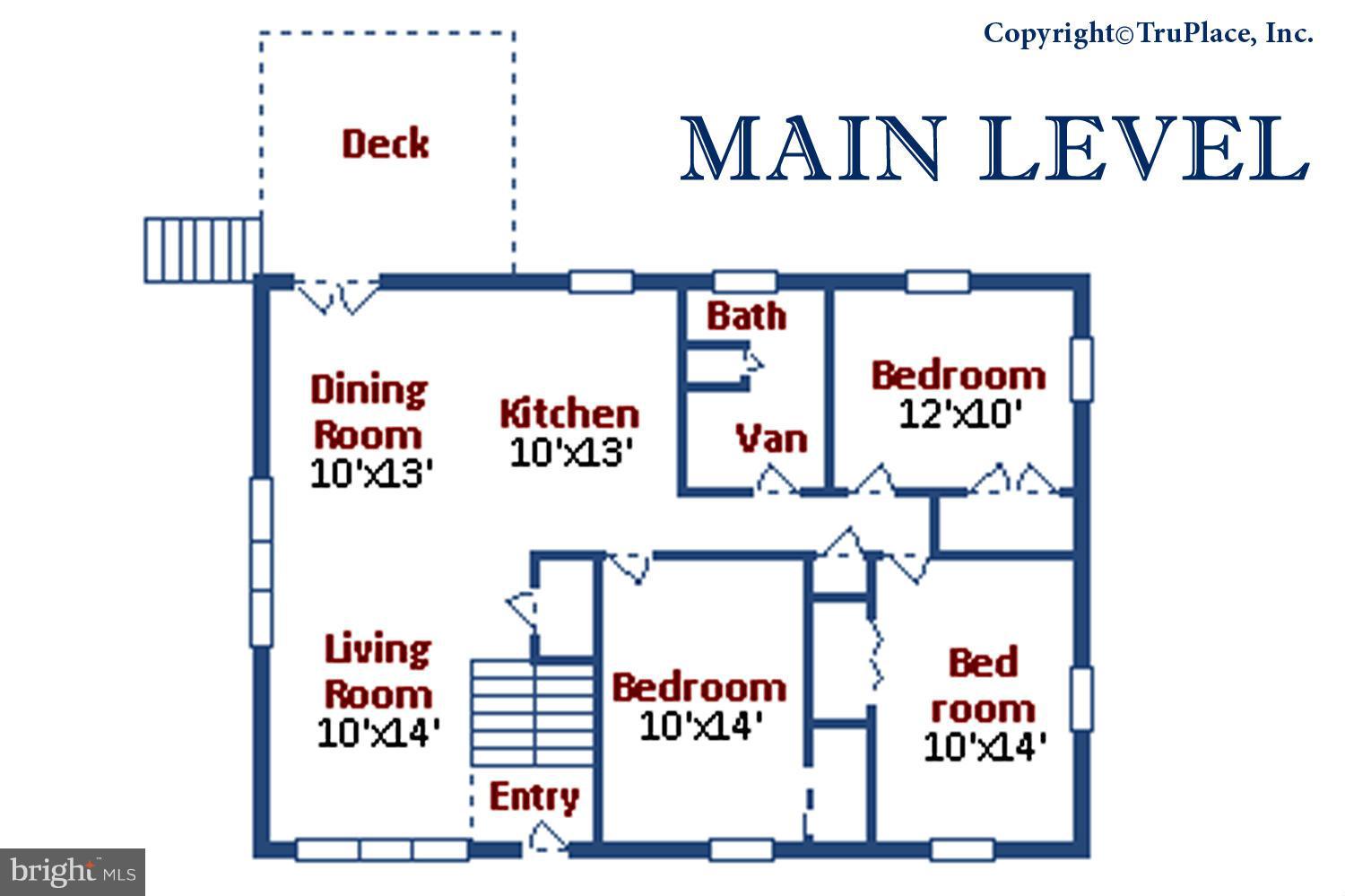 1344 Brenda Road Severn, MD 21144 - Photo 29 of 30 Main Level Floor Plan