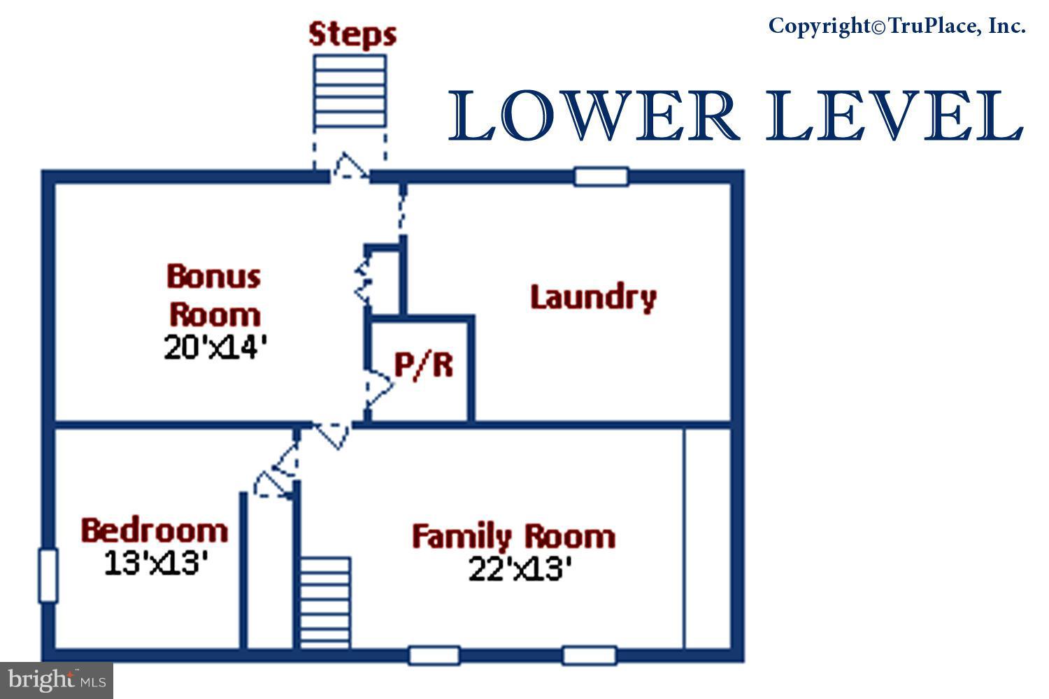 1344 Brenda Road Severn, MD 21144 - Photo 30 of 30 Lower Level Floor Plan