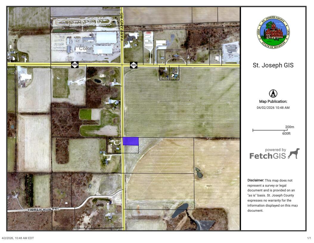 South Farrand Road Colon, MI 49040 - Photo 5 of 5 GIS V:L Farrand