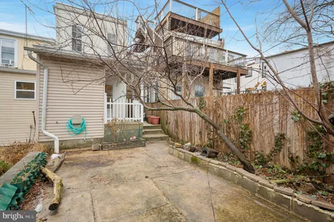 a backyard of a house