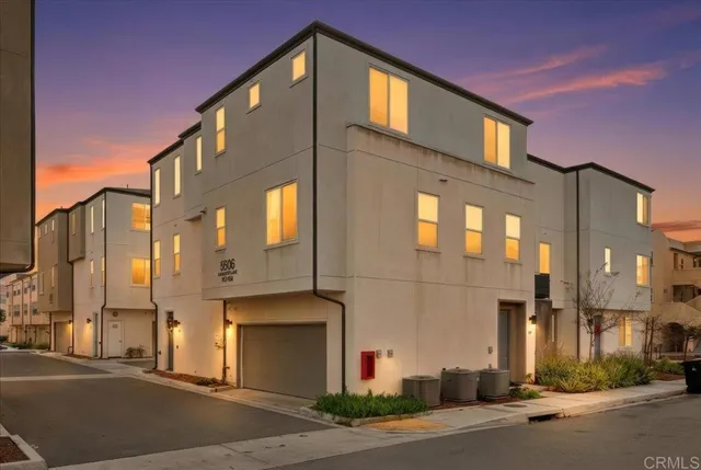 a front view of a building