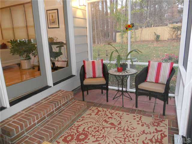 8804 Broadmore Court Raleigh, NC 27613 - Photo 20 of 23 Wonderful screened in porch added on recently by sellers! Great place to enjoy the outdoors and relax! Screened Porch