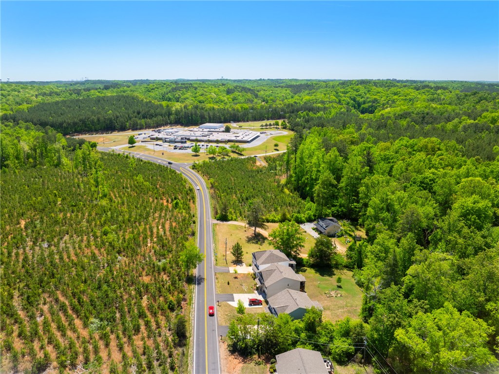 1237 Madden Bridge Road Central, SC 29630 - Photo 45 of 46 An aerial view showcases the serene landscape, blending residential homes with expansive natural surroundings.
