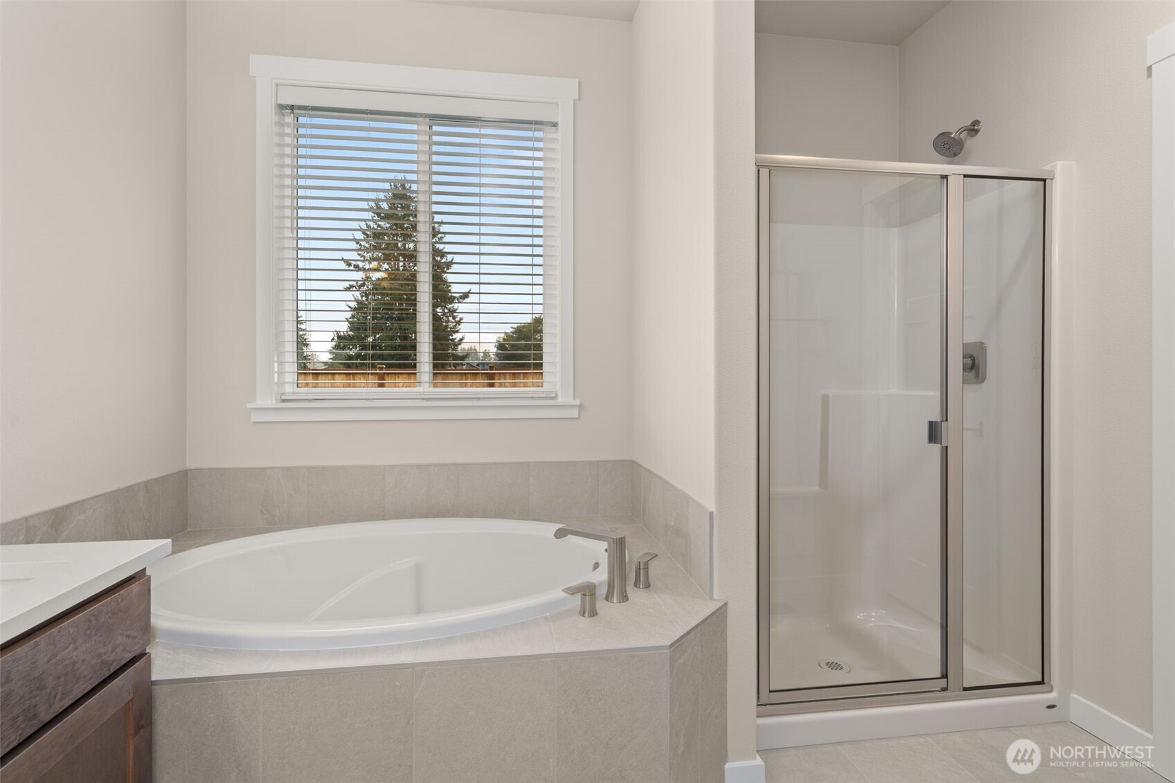 719 Maggee Street Southeast Lacey, WA 98513 - Photo 24 of 40 a white bath tub sitting next to a window