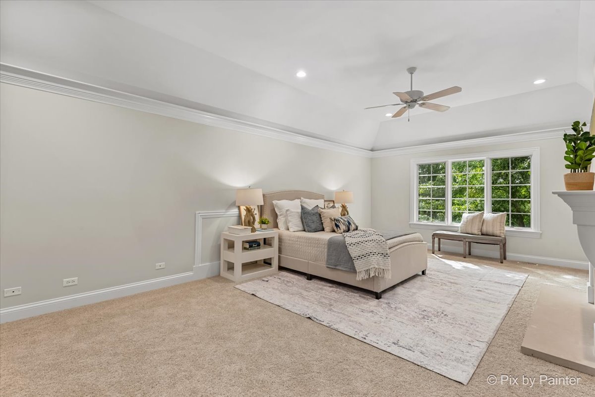 39W599 Walt Whitman Road St. Charles, IL 60175 - Photo 24 of 74 a bed room with furniture and a large window