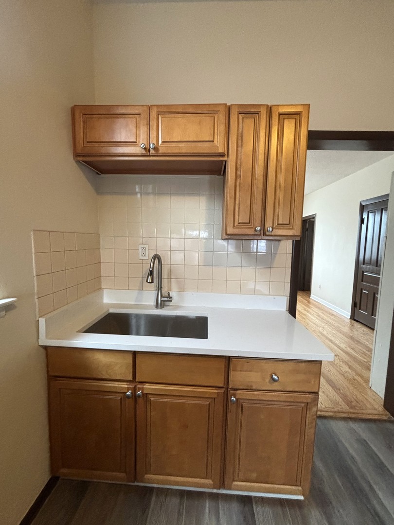 3003 North Ashland Avenue, Unit 3 Chicago, IL 60657 - Photo 8 of 14 a sink with cabinets