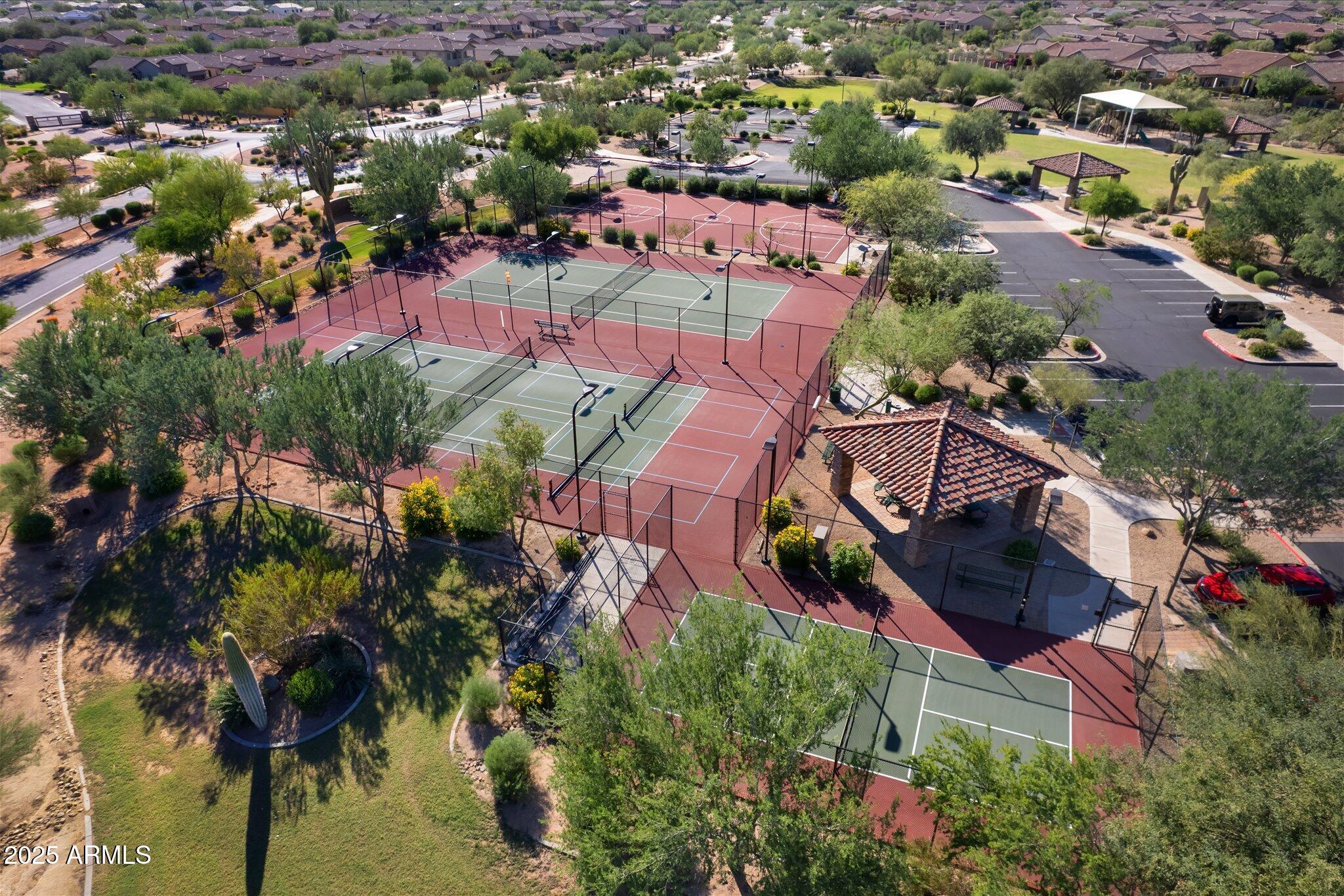 8536 East Inca Street Mesa, AZ 85207 - Photo 41 of 44 an aerial view of house with yard