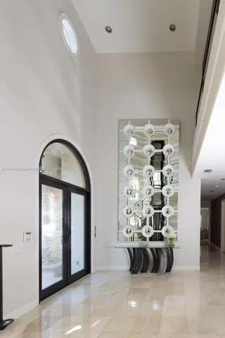 a view of a livingroom with window and couch