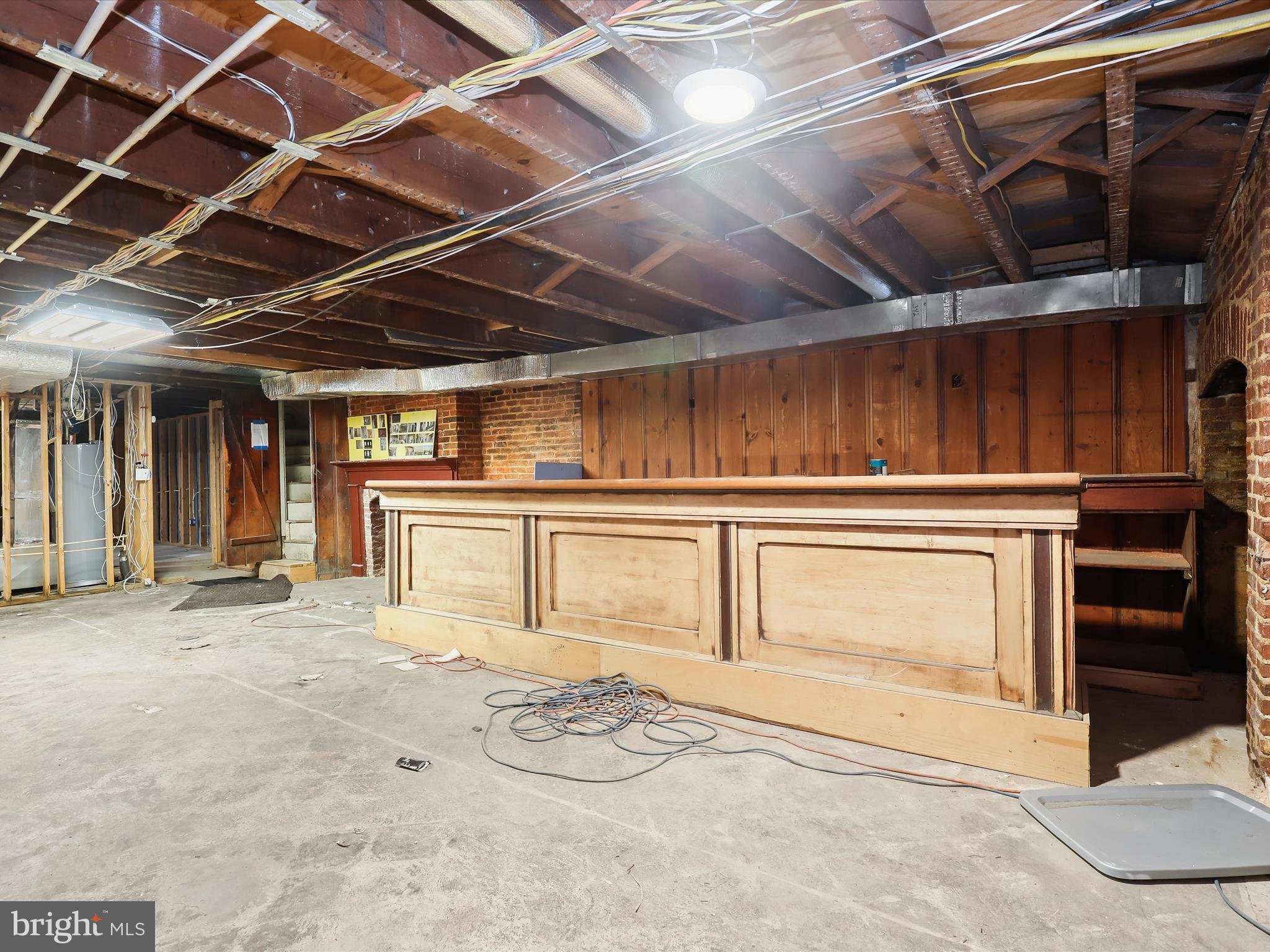 55 South Fulton Avenue Baltimore, MD 21223 - Photo 41 of 55 a view of a room with wooden cabinets