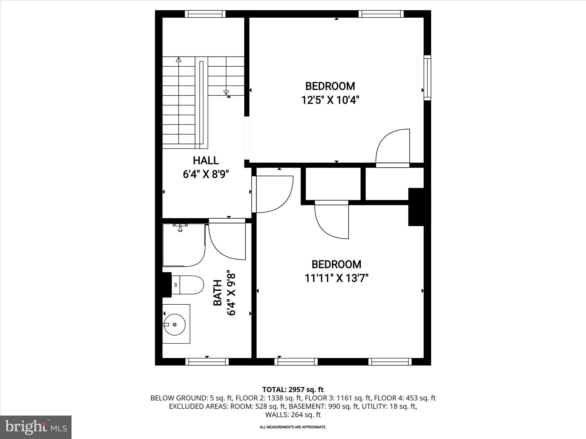 55 South Fulton Avenue Baltimore, MD 21223 - Photo 53 of 55 Upper Level Two Floor Plan