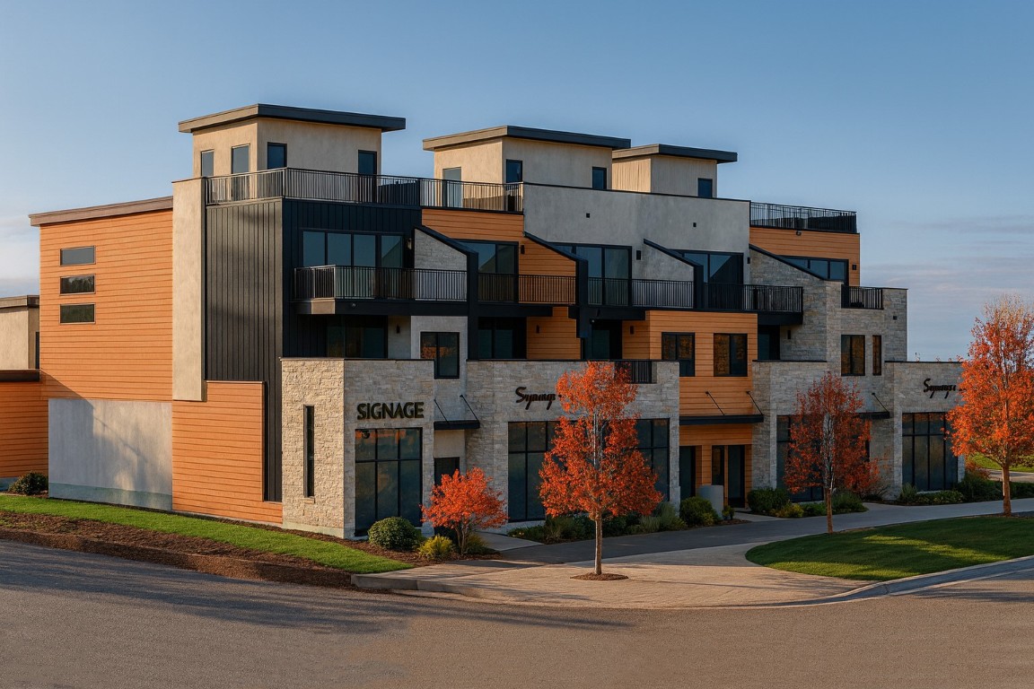 1010 Yampa Street, Unit R2 Steamboat Springs, CO 80487 - Photo 5 of 5 West View - Fall Photorealistic Rendering