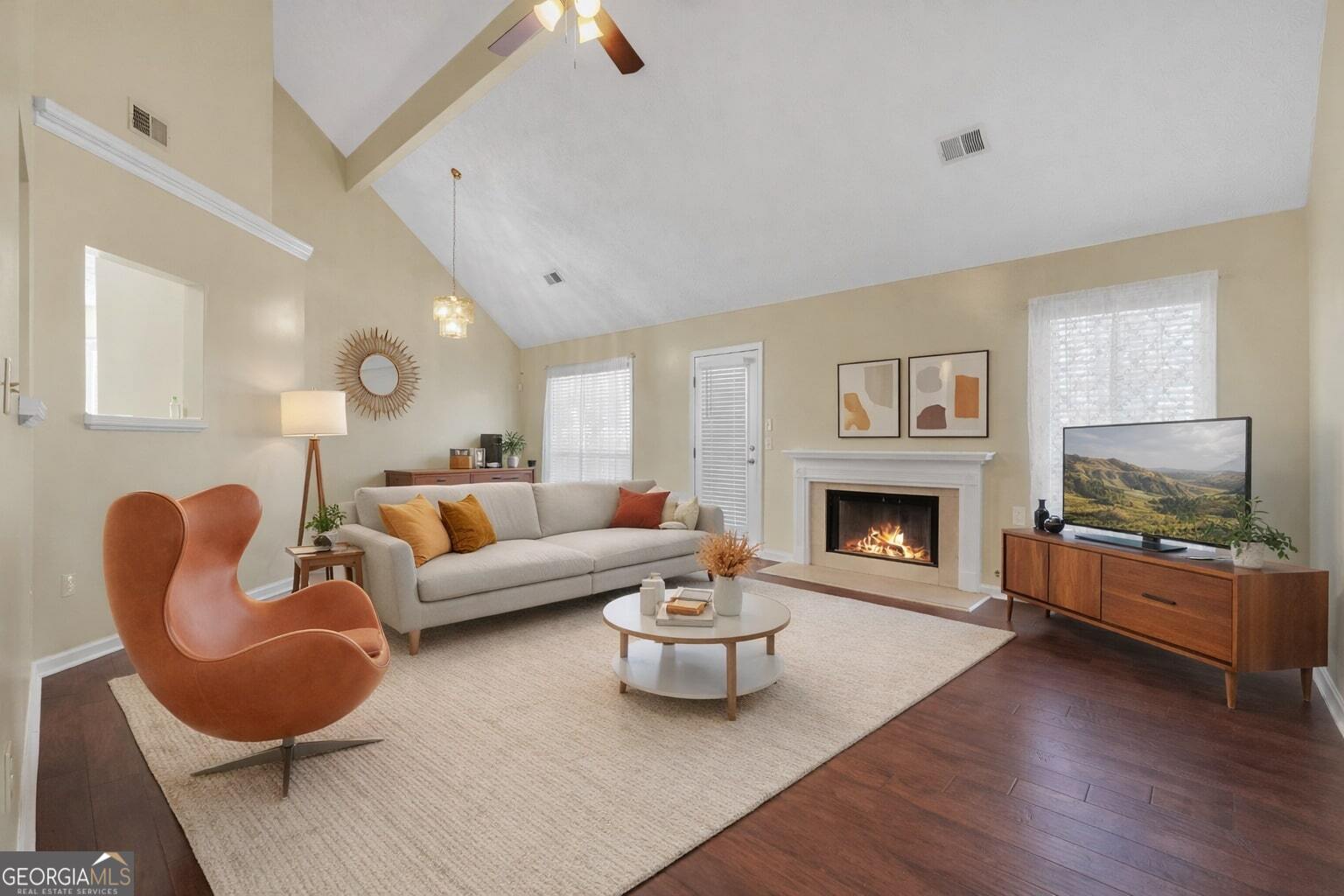 9247 Ryan Ridge Court Jonesboro, GA 30238 - Photo 6 of 36 Formal dining room open to great room with fireplace virtually