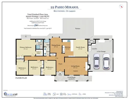 $2,795,000 | 22 Paseo Mirasol, Tiburon, CA 94920