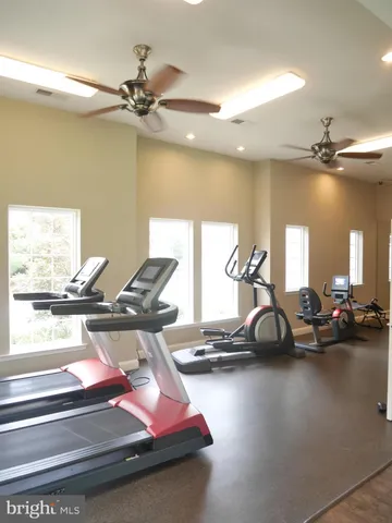 a room with a table and chairs