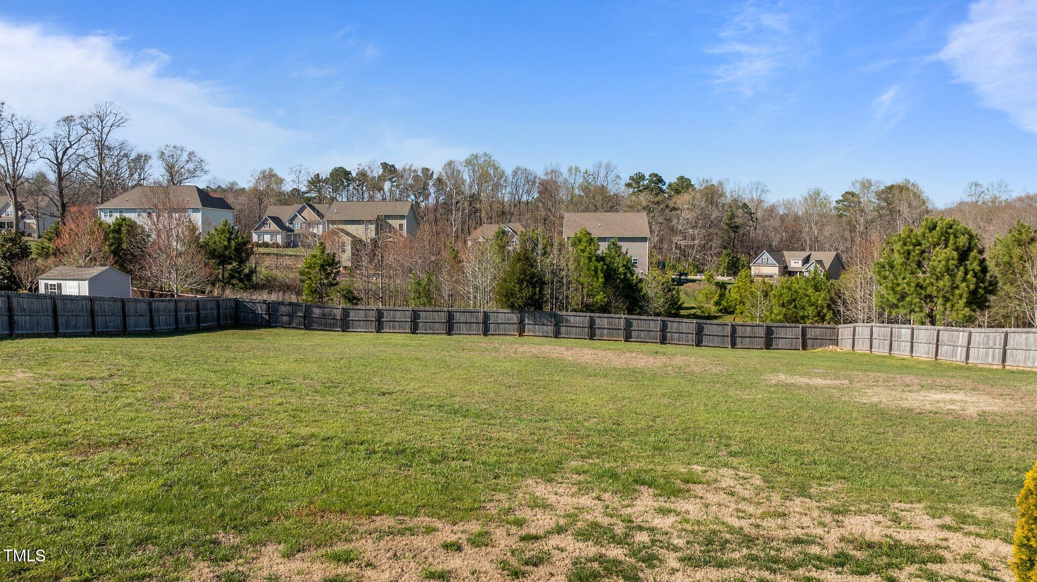 1036 Butterfly Circle Wake Forest, NC 27587 - Photo 15 of 51 a view of a field with a big yard