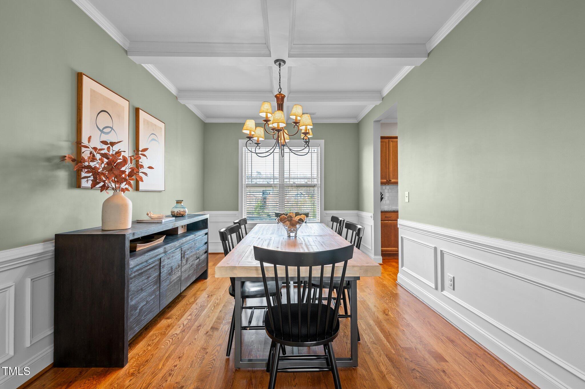 1036 Butterfly Circle Wake Forest, NC 27587 - Photo 33 of 51 a view of a dining room with furniture window and wooden floor