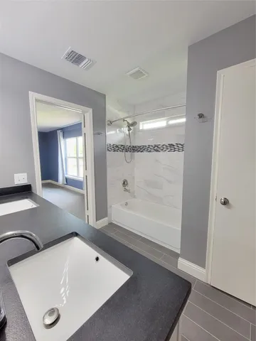 a view of an empty room