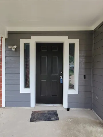 front view of a house with a window