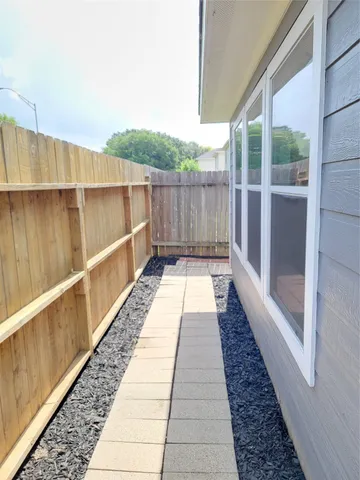 a view of a house with a patio
