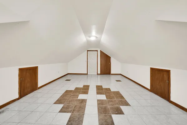 a view of a hallway with entryway