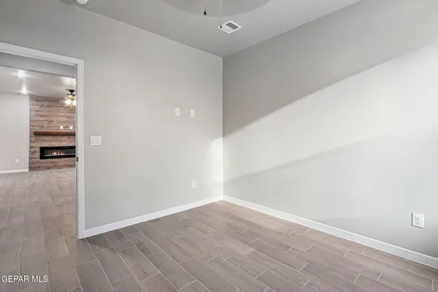 wooden floor in an empty room