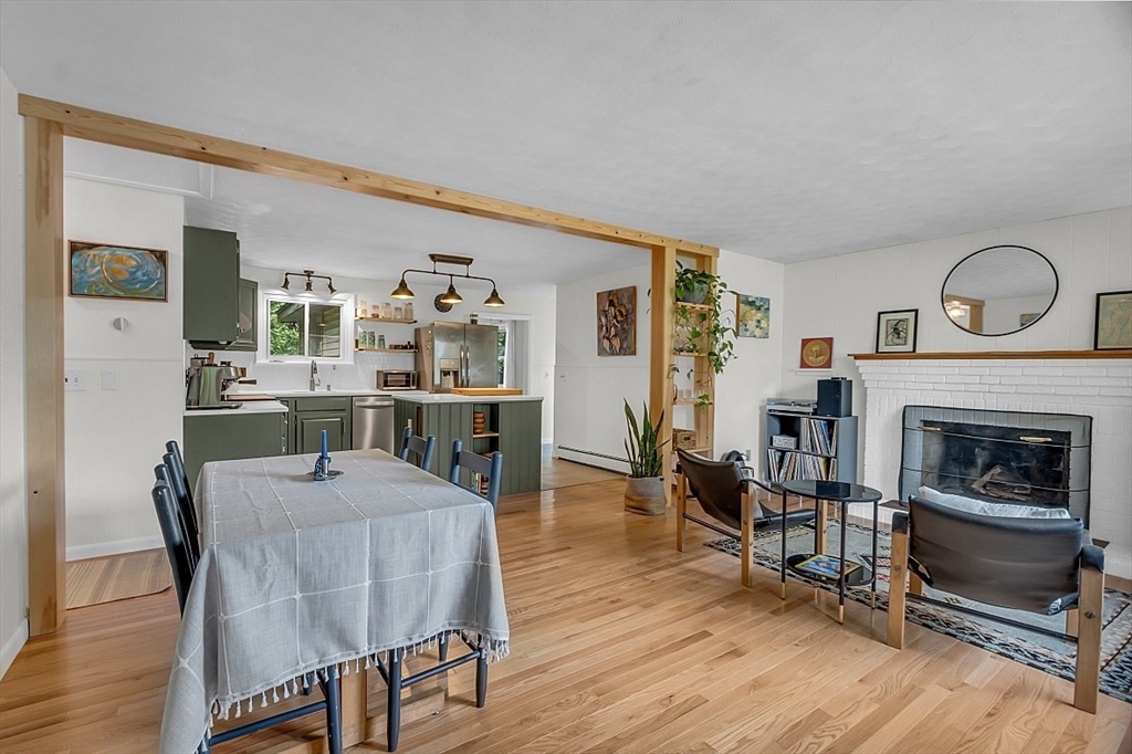 33 Wendover Road Worcester, MA 01606 - Photo 6 of 42 a view of a livingroom with furniture and a fireplace