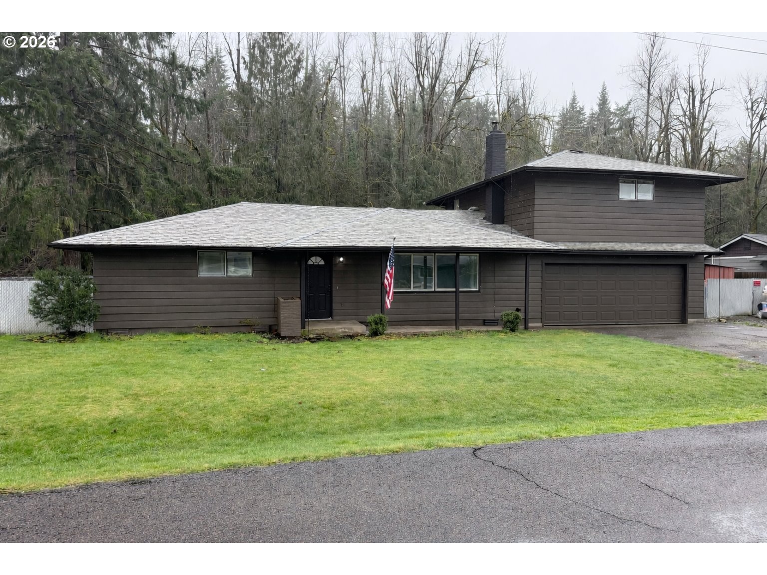 38730 Natures Garden Street Springfield, OR 97478 - Photo 2 of 37 a view of a barn with a yard plants and large trees