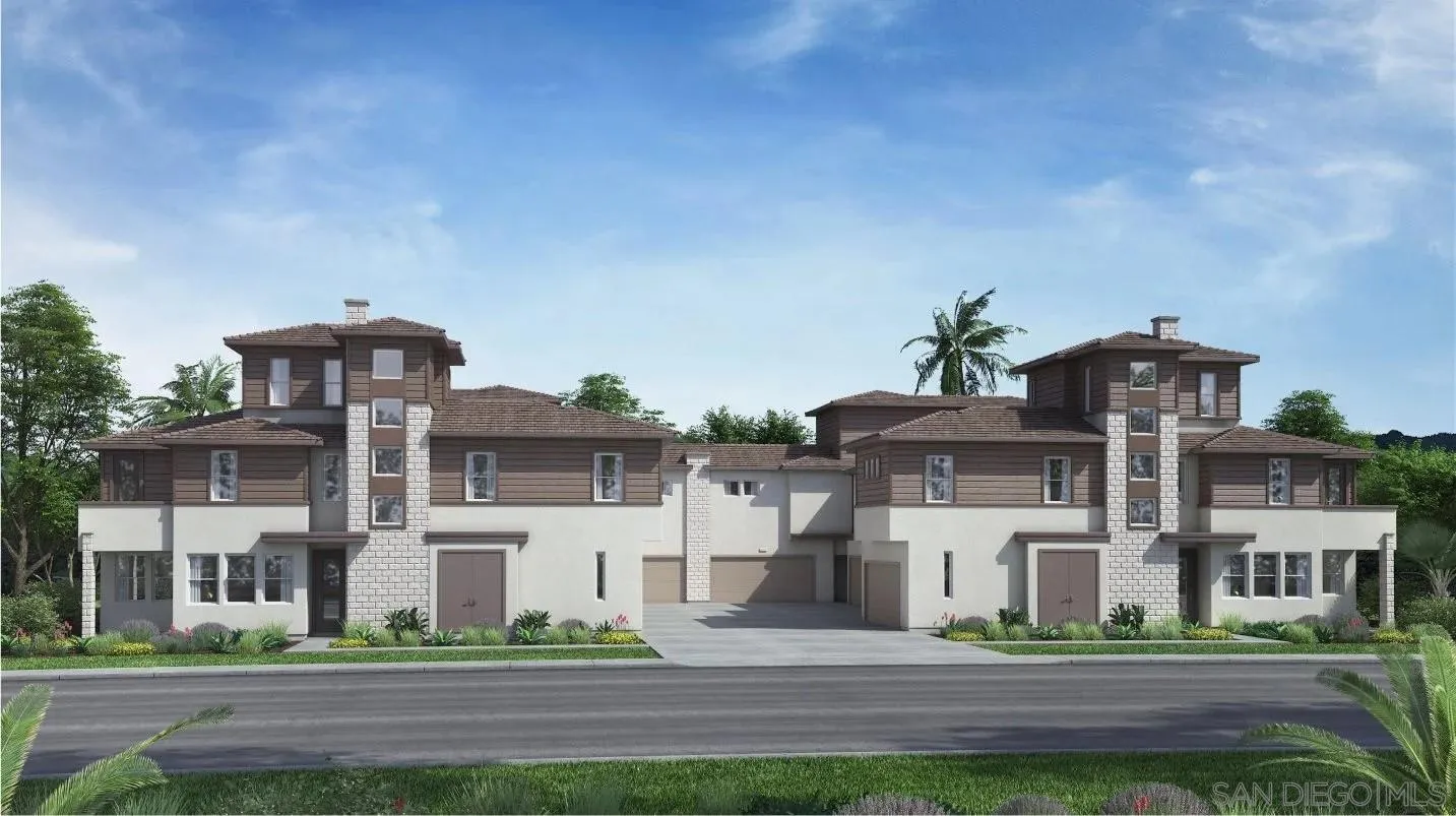 722 Metric Road San Marcos, CA 92078 - Photo 1 of 8 a front view of a residential apartment building with a yard