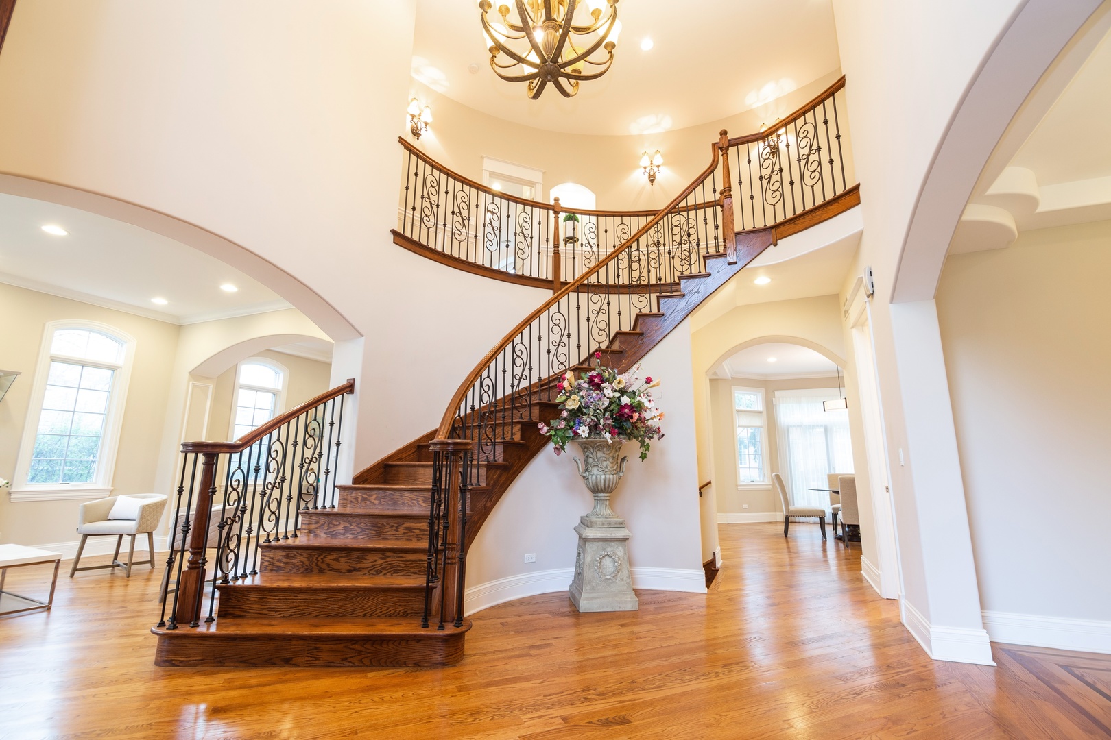 2283 Scott Road Northbrook, IL 60062 - Photo 2 of 33 a view of entryway and hall with wooden floor