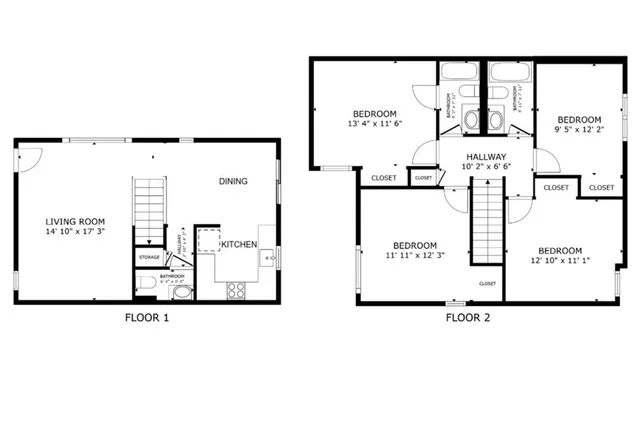 a picture of a bench in a white building