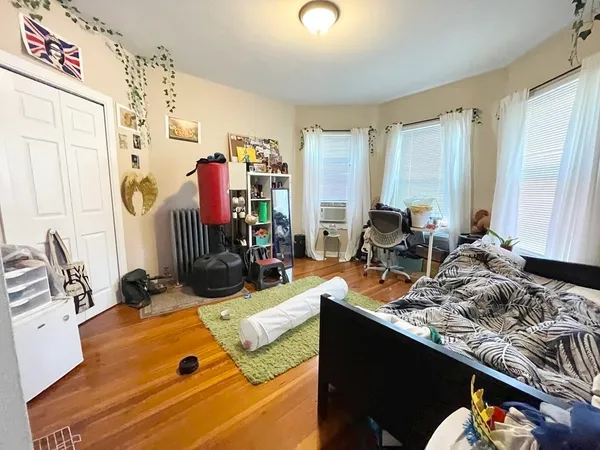 a room with furniture and a window