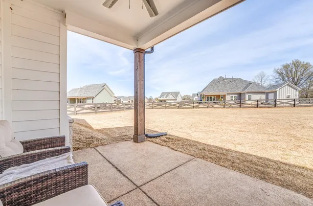 a view of open space with city view