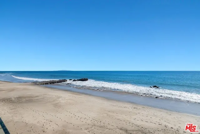a view of beach and ocean