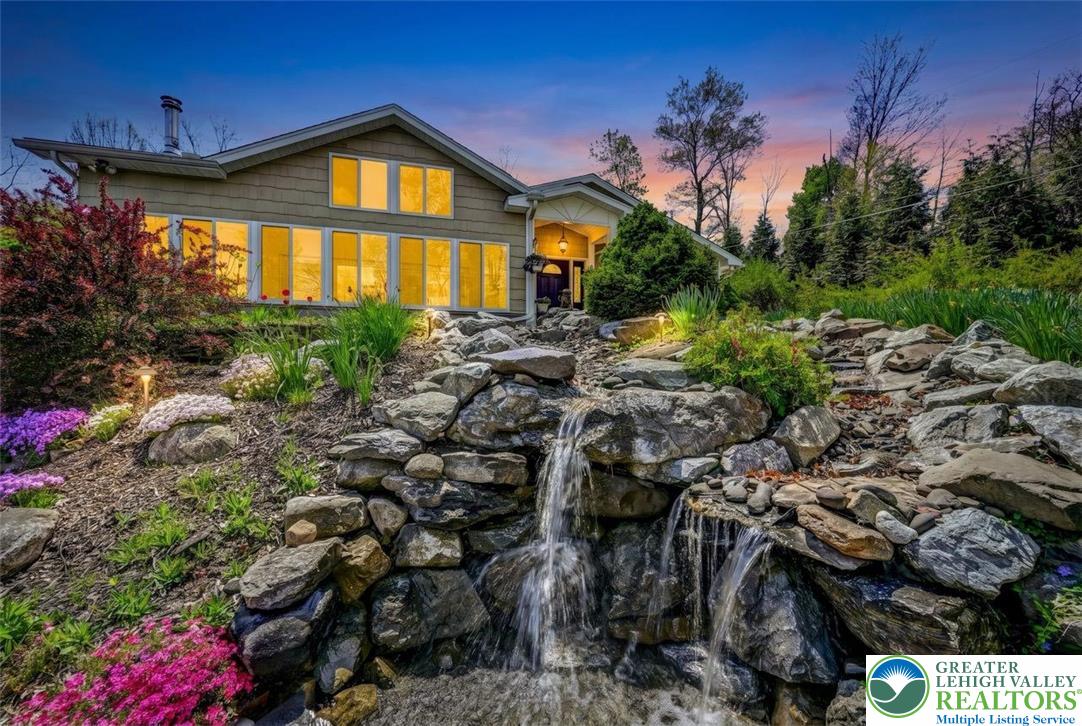 1284 Burger Hollow Road Effort, PA 18330 - Photo 2 of 100 Custom Stone Waterfall & Pond Feature