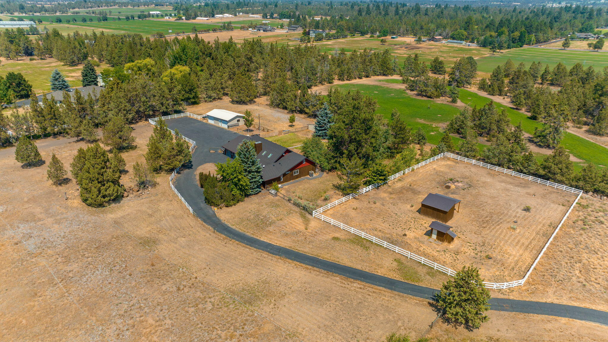 19460 Rudi Road Bend, OR 97703 - Photo 2 of 44 20-acre Tumalo retreat offering privacy & ideally positioned down a long driveway.