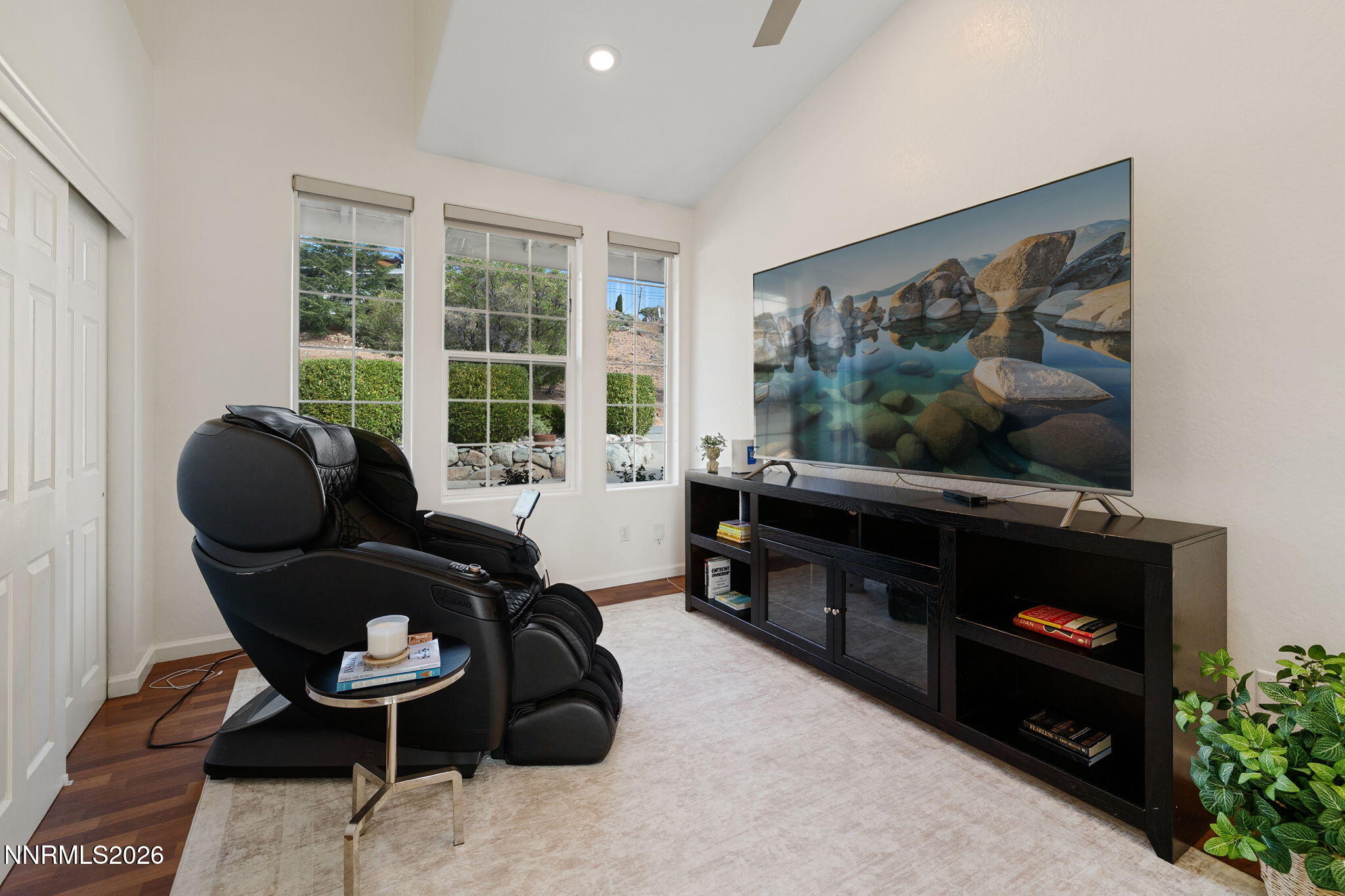 5520 High Rock Way Sparks, NV 89431 - Photo 38 of 75 a living room with furniture and a flat screen tv