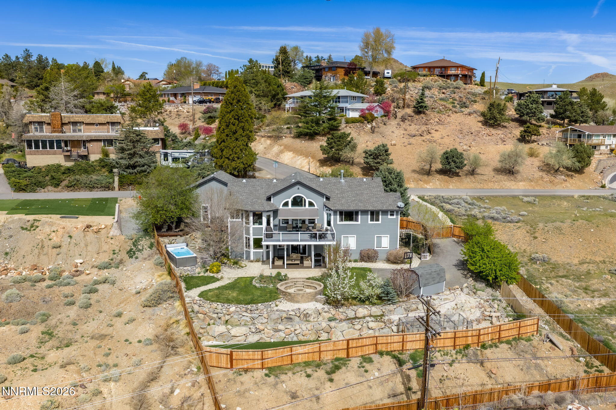 5520 High Rock Way Sparks, NV 89431 - Photo 74 of 75 a view of a house with a ocean view