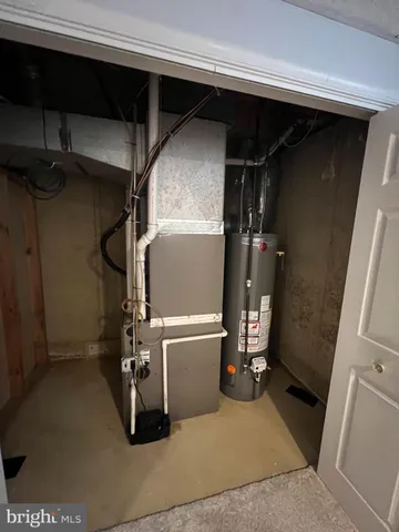 a view of water heater room