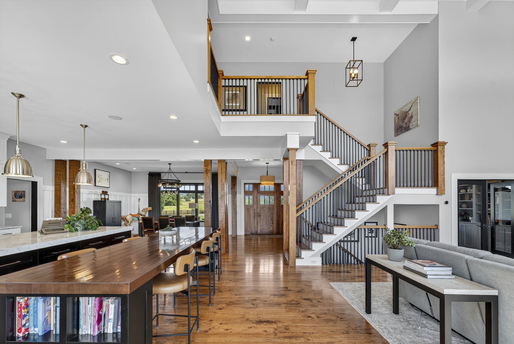 1614 Three Springs Road McGaheysville, VA 22840 - Photo 13 of 75 a view of entryway and hall with wooden floor