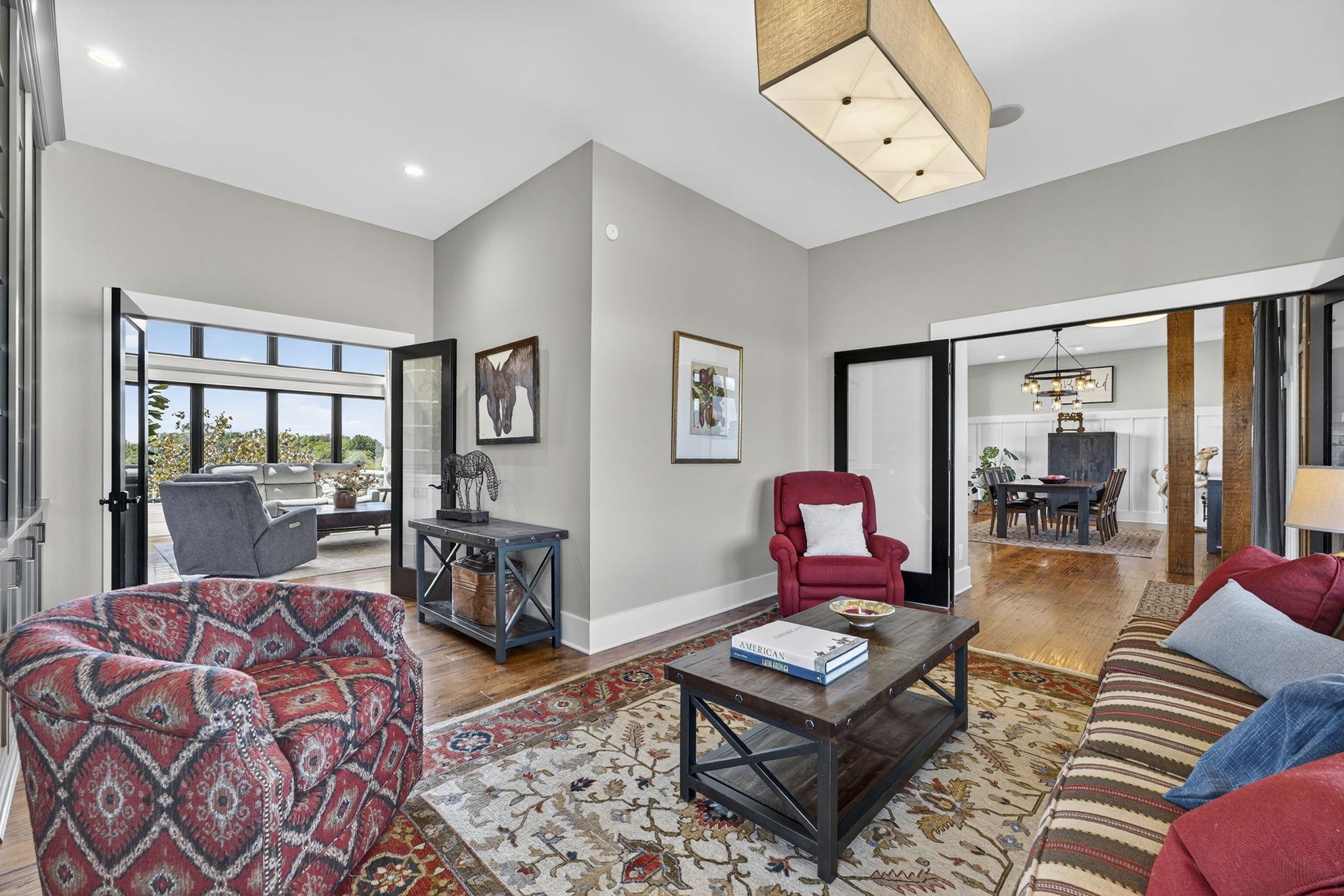 1614 Three Springs Road McGaheysville, VA 22840 - Photo 18 of 75 a living room with furniture and a flat screen tv