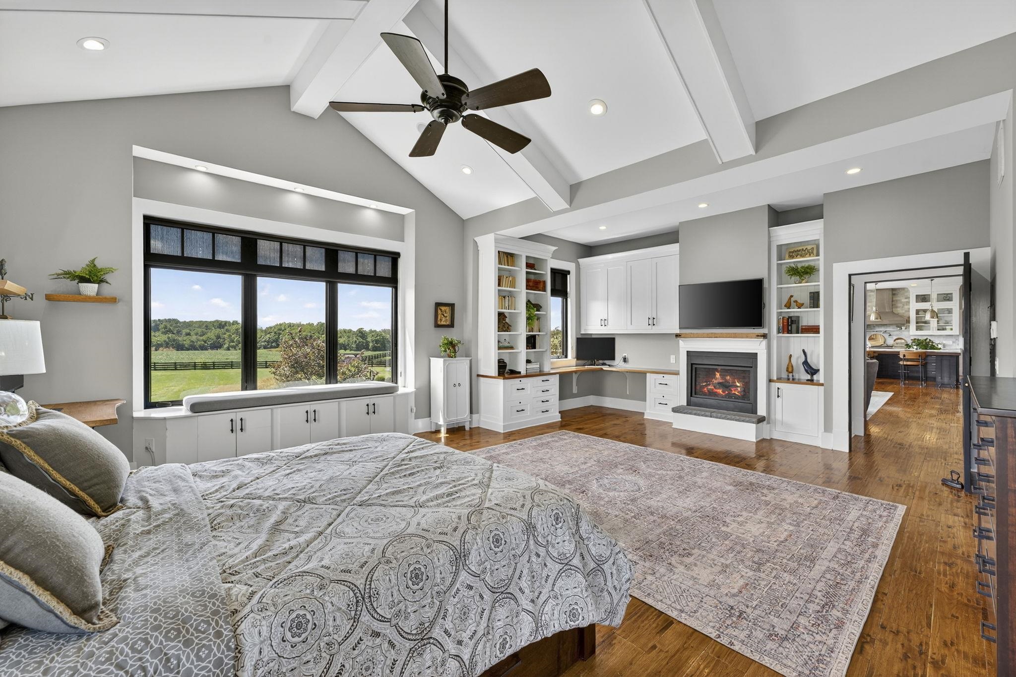 1614 Three Springs Road McGaheysville, VA 22840 - Photo 24 of 75 a large bedroom with a large bed and a large window