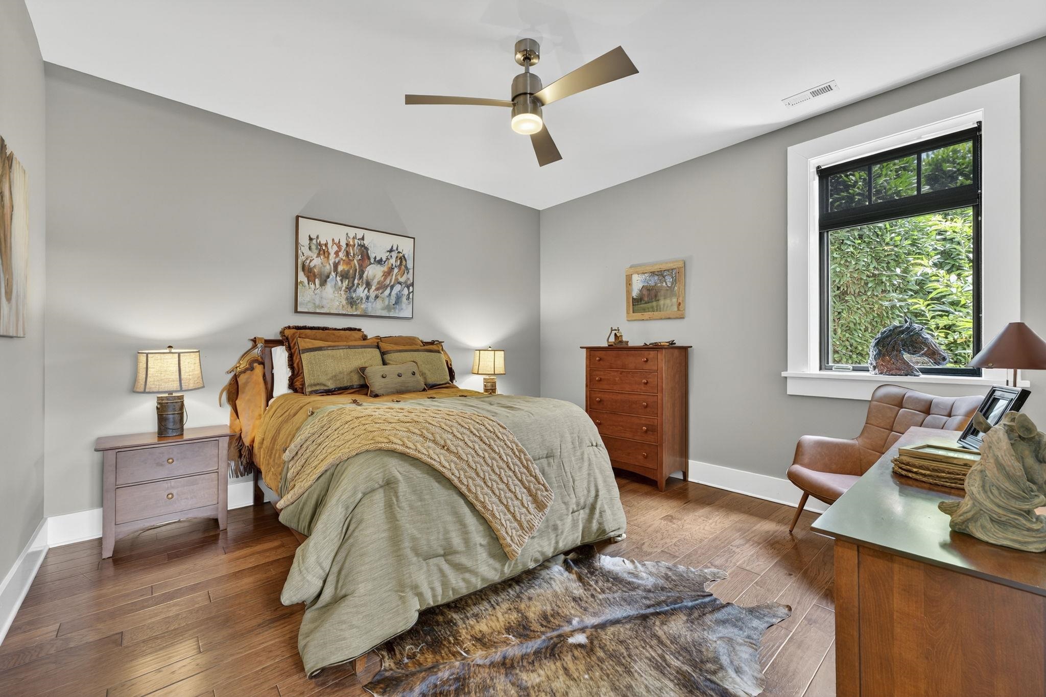 1614 Three Springs Road McGaheysville, VA 22840 - Photo 50 of 75 a bedroom with a bed and wooden floor